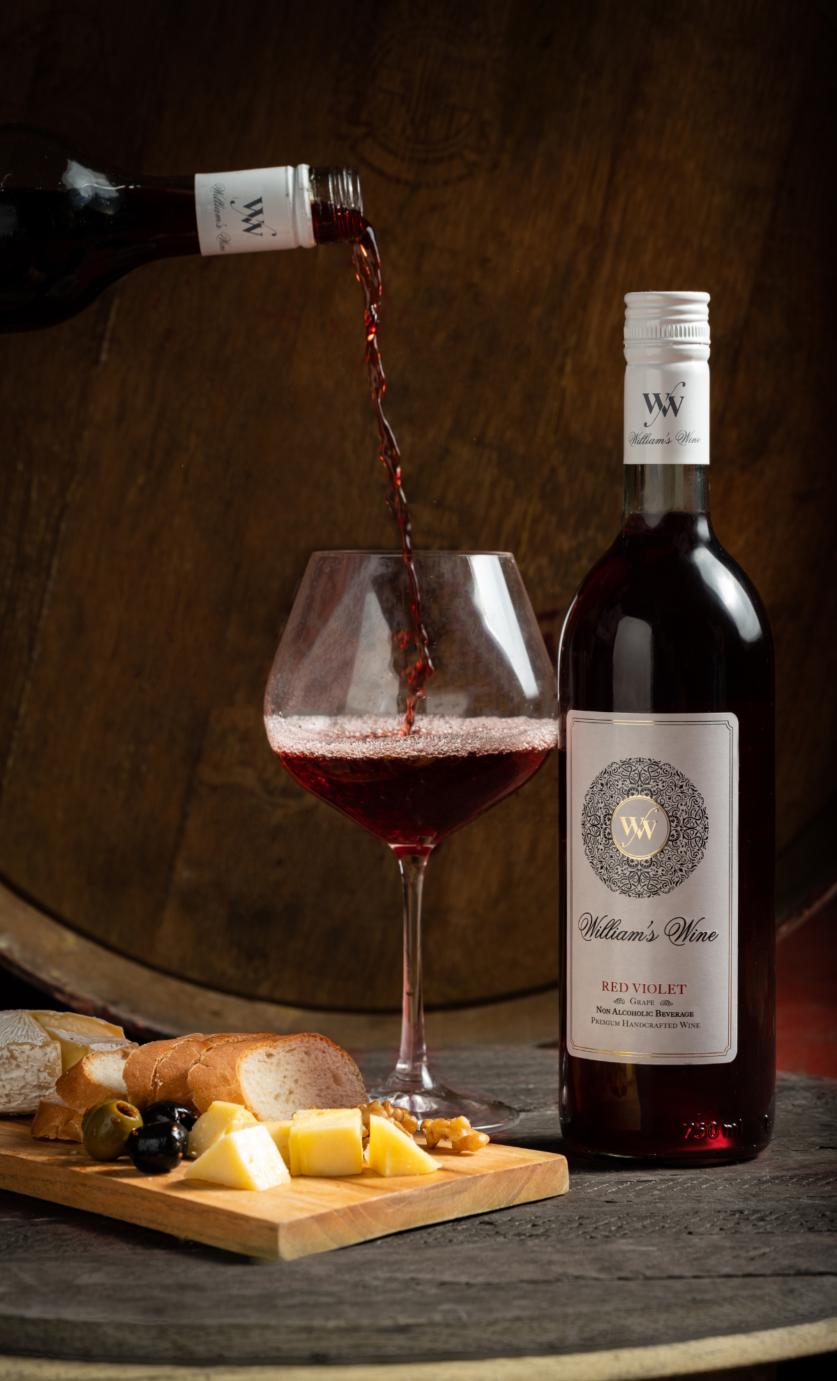 Red Violet Non-Alcoholic Beverage - Grape